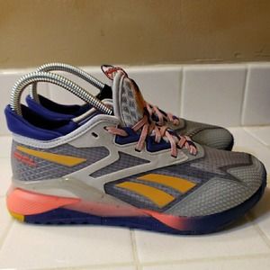 Reebok Nano X2 TR Adventure Size 6 Athletic Shoe Pure Gray Training Sneaker #900